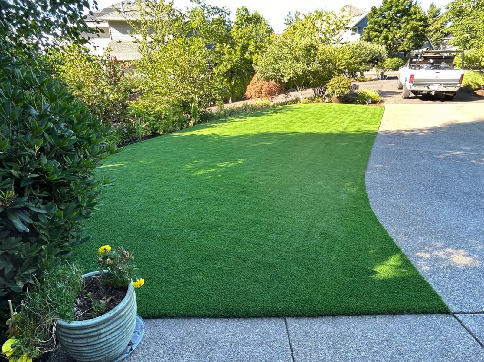 Yard Transformations, Artificial Grass Lawns project in Portland, OR