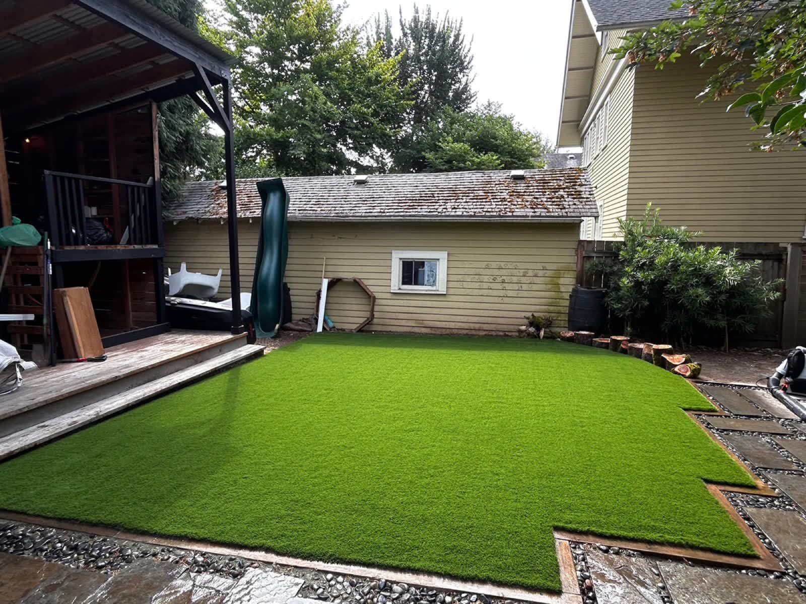 Artificial turf installation near Tigard, OR