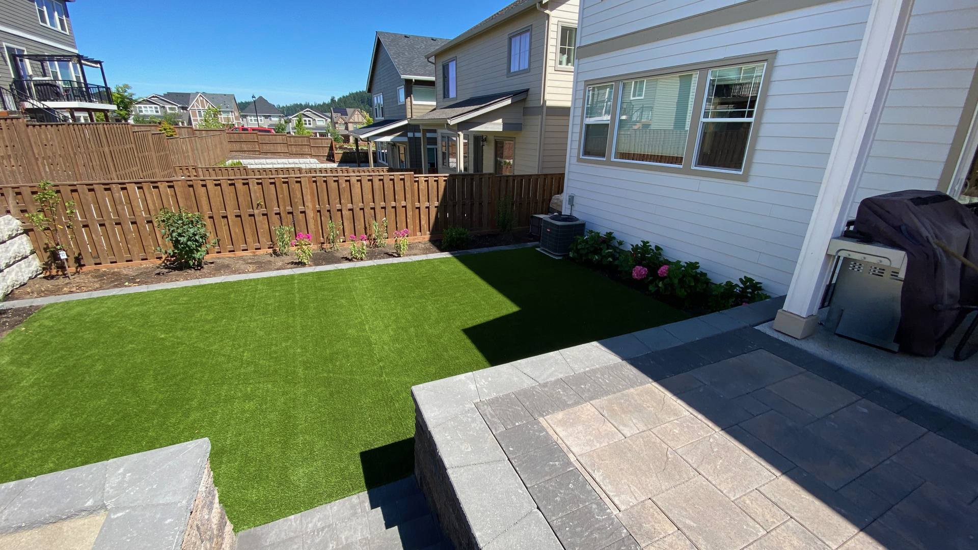 Artificial turf installation in Beaverton, OR