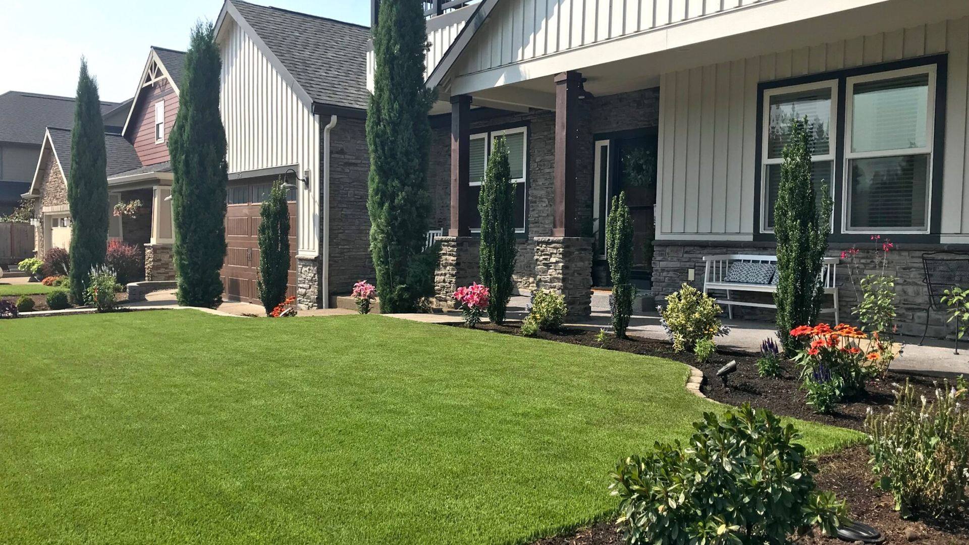 Outdoor Living & Entertaining, Artificial Grass Lawns project in Portland, OR