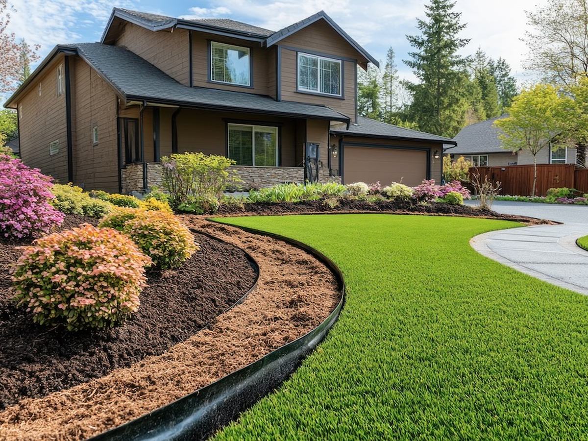 Artificial turf installation near Beaverton, OR