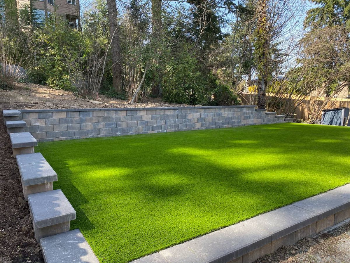 Artificial turf installation near Beaverton, OR
